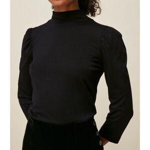 J. Crew Puff Sleeve Turtleneck